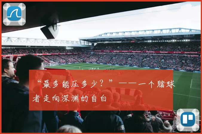 “最多能压多少?”——一个赌球者走向深渊的自白